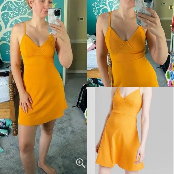 NWT Women's Mini Knit Skater Dress
Gold  Fable S - Picture 3 of 14